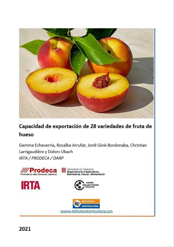 Capacidad de exportación de 28 variedades de fruta de hueso
