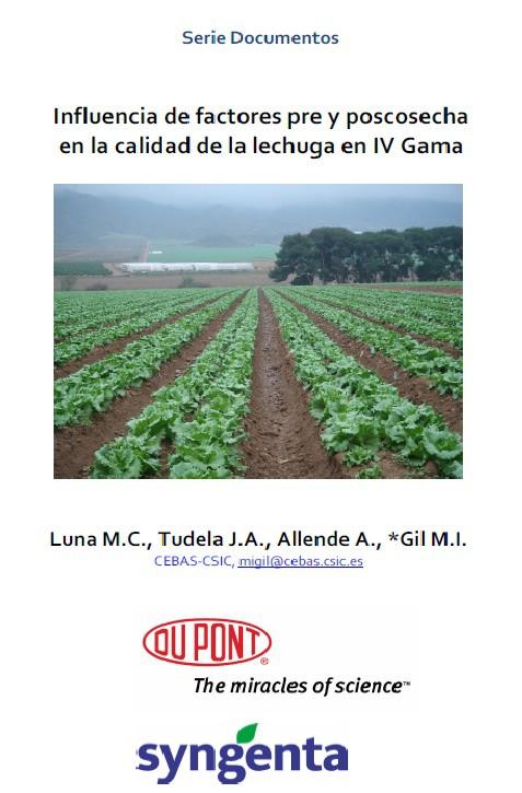 Influencia de factores pre y poscosecha en la calidad de la lechuga en IV Gama