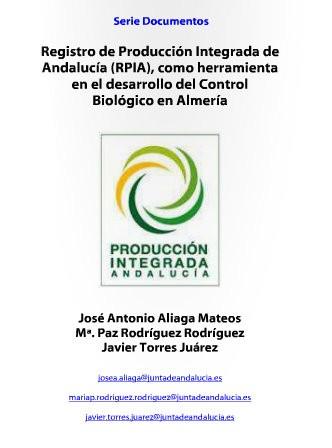 Registro de Producción Integrada de Andalucía, RPIA