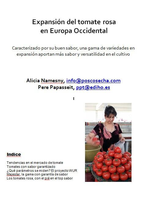 Expansión del tomate rosa en Europa Occidental