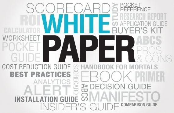 White paper: Una herramienta efectiva para persuadir a potenciales clientes