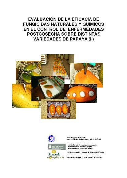 Eficacia de los fungicidas naturales y químicos sobre enfermedades postcosecha de la papaya