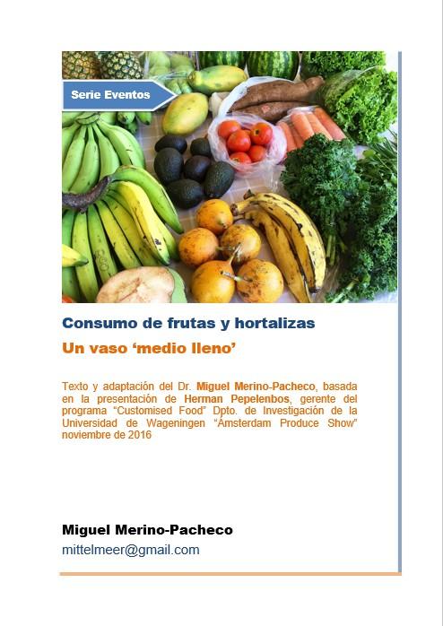 Consumo de frutas y hortalizas 