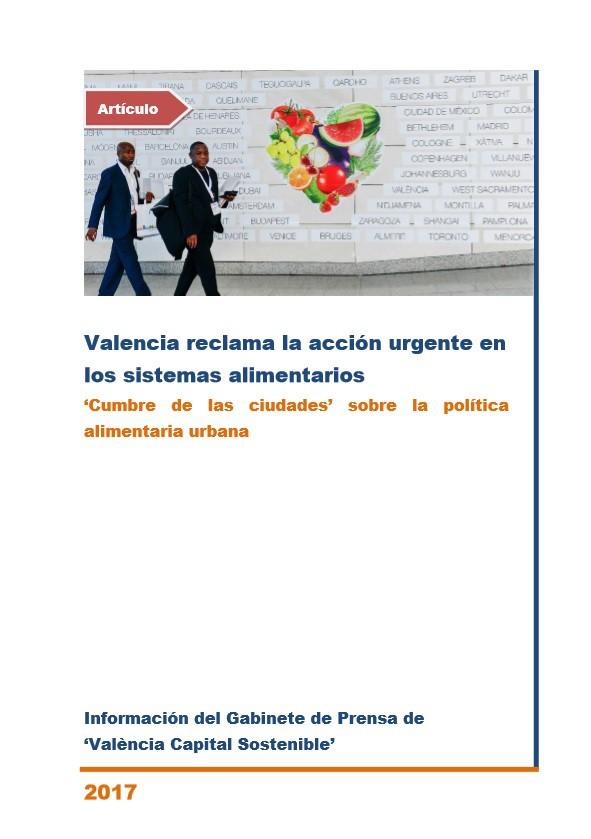 Valencia reclama la acción urgente en los sistemas alimentarios
