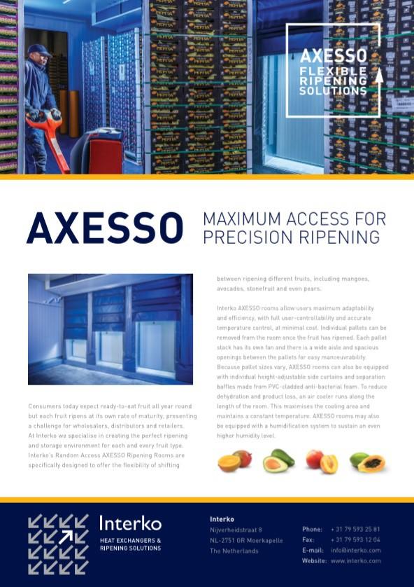 Axesso, maximum access for precision ripening - Catalogue