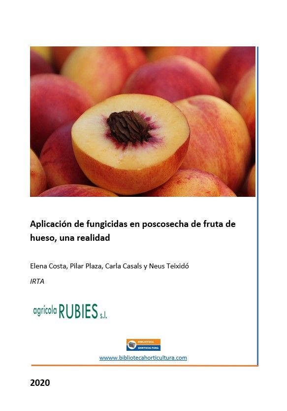 Aplicación de fungicidas en poscosecha de fruta de hueso, una realidad